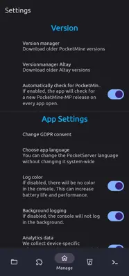 PocketMine-MP android App screenshot 5